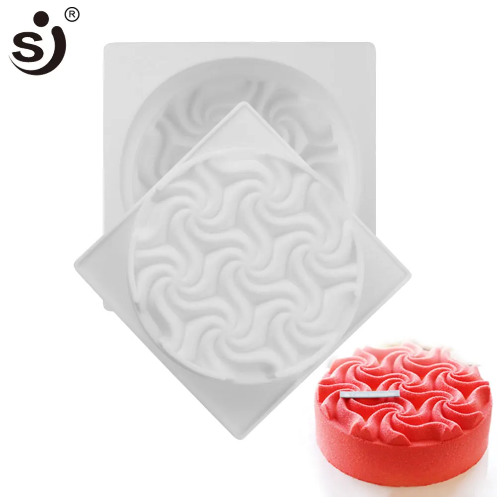 

SJ 3d Silicone Molds For Baking Cake Mold Decorating Chocolate Baking Dish Tools Mousse Mould Crafts Bakeware