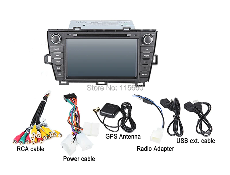 Parts of Prius Android