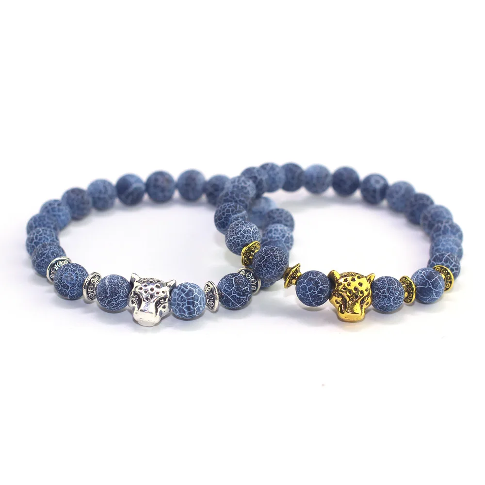 Magnetic Leopard Bead Bracelets