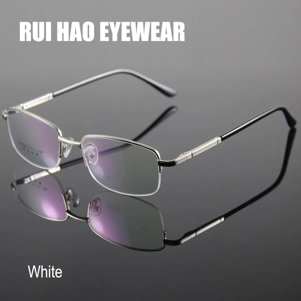 

Men Eyeglasses Frame Men Half Rimless Optical Glasses Reading Myopia Progressive Prescription Eyewear Frames Vitra oculos