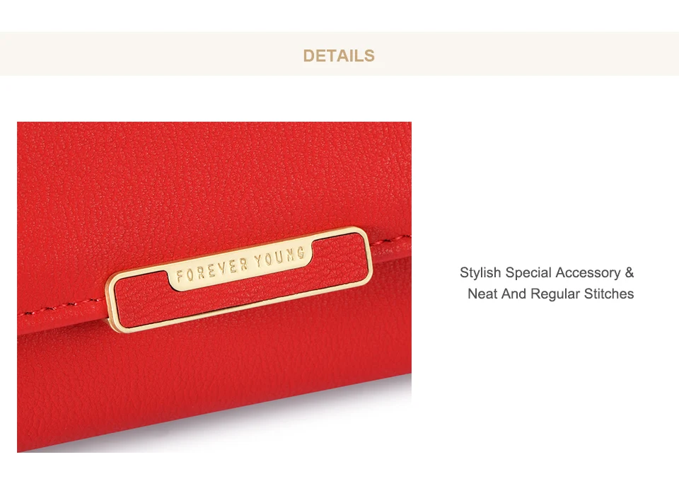 Jamarna Wallet Female PU Leather Long Clutch Women Wallet Female Women Wallets Red Zipper Phone Pocket Coin Purse Wristlet_11