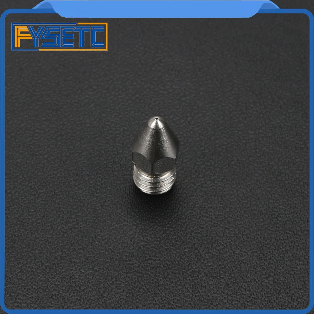 

New Arrival Zortrax M200 Nozzle 0.4mm For Stainless Steel Bore 3.5mm Screw Thread M6 Print Head For 3D Printer