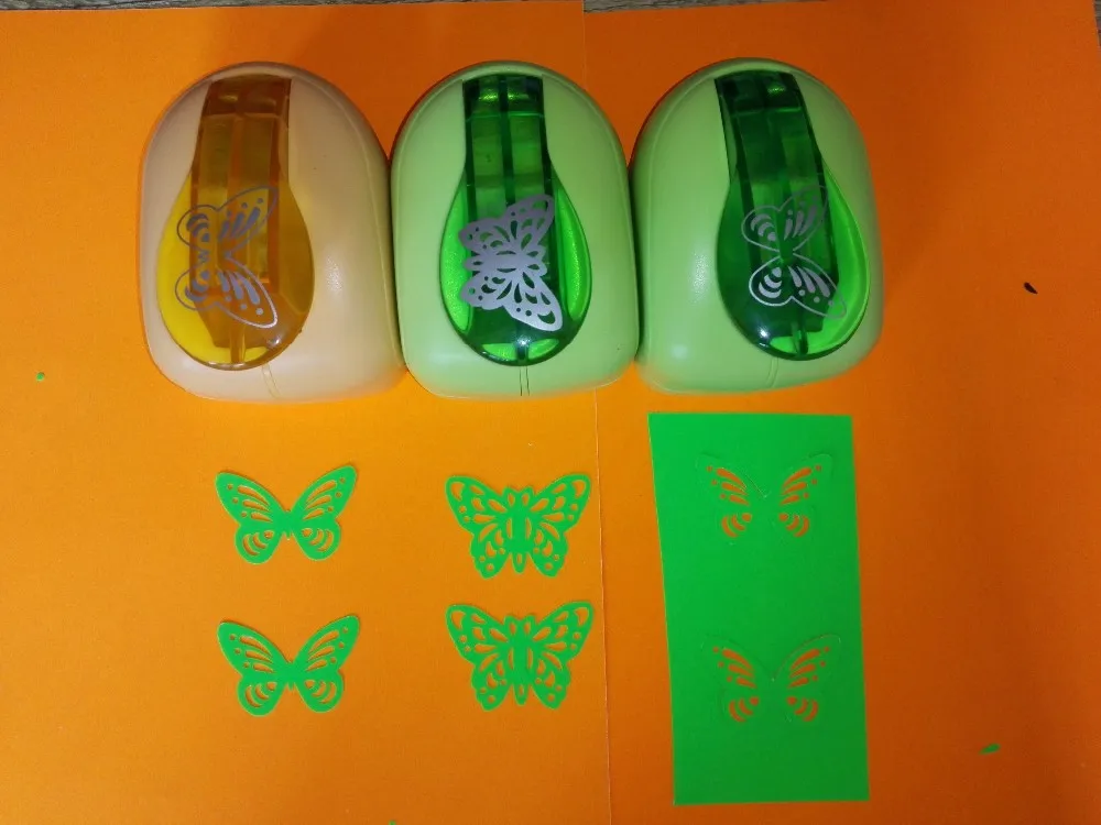 3 бабочки дизайн супер большой размер формирователь категории "сделай сам" Дырокол Ремесло Скрапбукинг горячая Распродажа бумажный дырокол набор 3 шт