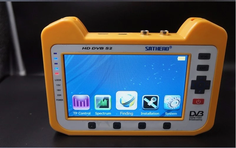 Sathero SH 910HD DVB S2 цифровой спутниковый искатель 7 дюймов ЖК дисплей
