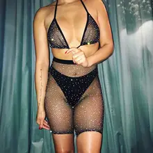 Новые стразы, ажурные, алмазные, для пляжа, накидка, сексуальные, для женщин, кружево, бикини, кристальная крышка, открытая, вязанная сетка, купальник, купальник