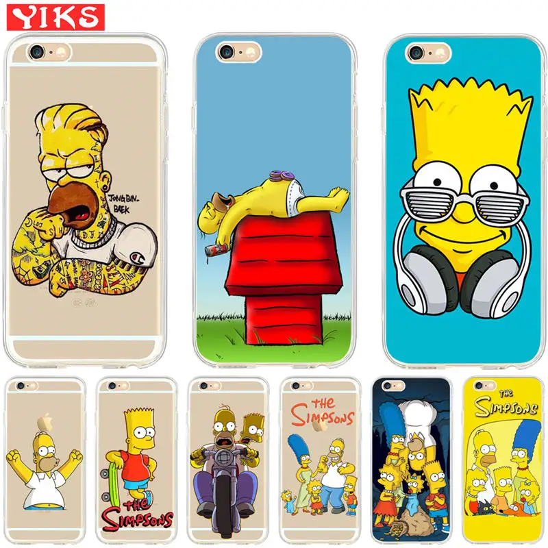 

For iphone 5s 5 SE 6 6s 8 6/7/8 plus X Cover case Cartoon pattern image Painted Silicone Phone Case For iphone 7 Phone Case