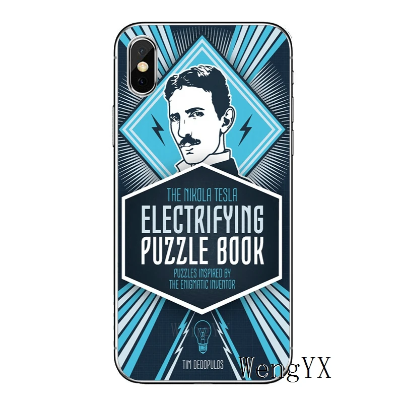 Мягкий чехол для телефона из ТПУ для Apple iPhone 8 7 plus 6s 6 plus X XR XS Max SE 5s 5c 5 4s 4 - Цвет: Nikola-Tesla-A-07