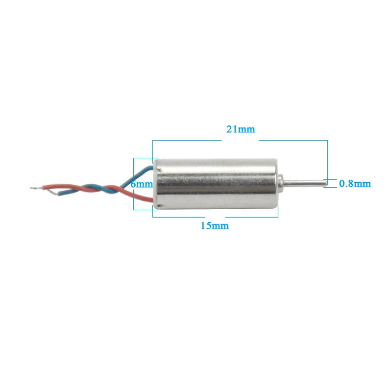 AIYIMA 10 unids Micro 615 motores sin núcleo NdFeB motor magnético para helicóptero avión robótico (614 edición mejorada)