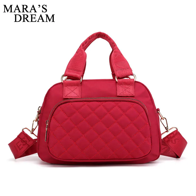 

Mara's Dream 2019 New Fashion Rhombic Embroidered Line Handbag Women's Handbag Shoulder Messenger Bag Outdoor Leisure Bag