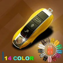 Чехол для автомобильного ключа, чехол для Porsche, дистанционный чехол без ключа, боковая оболочка, защитная крышка Fob