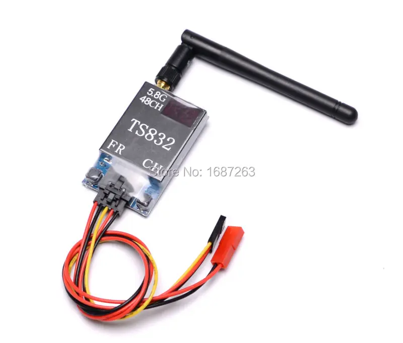 

FPV 48CH TS832 5.8G 600mw 5km Wireless Audio/Video Transmitter System for Quadcopter Multicopter