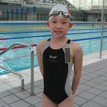 Купальники для малышек Для женщин Обувь для девочек Одна деталь Костюмы Плавание Костюмы Arena Плавание костюм Одна деталь Купальники для малышек детей конкурентоспособной Одежда заплыва костюм гонки Купальник