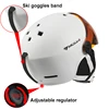 MOON Goggles Skiing Helmet Integrally-Molded PC+EPS High-Quality Ski Helmet Outdoor Adult Sport Ski Snowboard Skateboard Helmets ► Photo 3/6