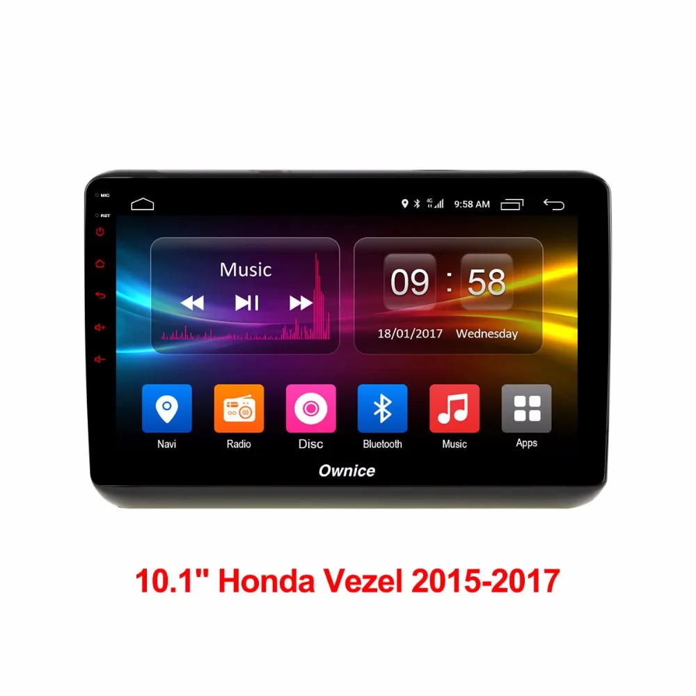 4G SIM LTE Android 6 0 Восьмиядерный 2 Гб ОЗУ + 32 ПЗУ 9 дюймов Автомобильный dvd плеер для Honda