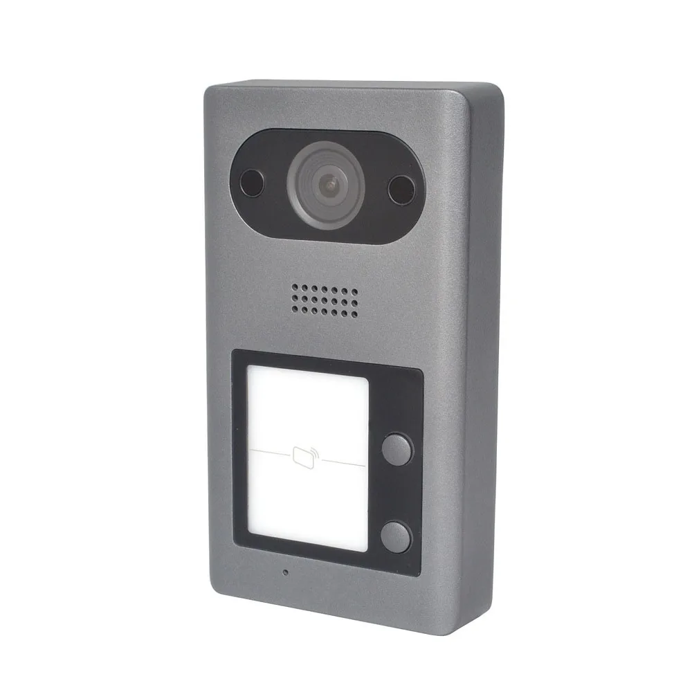 two buttons DH логотип многоязычный VTO3211D-P/P2/P4 PoE(802.3af) IP металлическая вилла дверной звонок, дверной телефон, дверной звонок, IP видеосвязь, облако - Цвет: two buttons