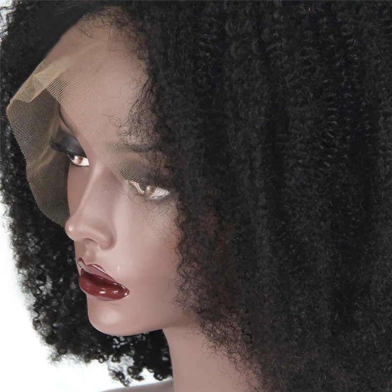 

High Quality fashion Front lace chemical fiber explosion head small roll short hair High temperature wire Wigs dropship Dec13