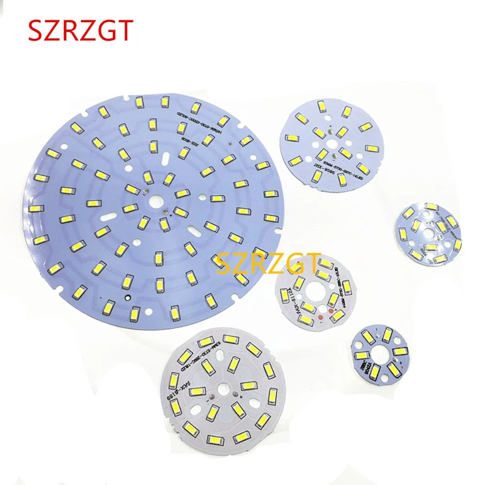 3 Вт 5 Вт 7 Вт 9 Вт 12 Вт 15 Вт 18 Вт SMD5730 SMD5630 печатная плата холодный белый теплый белый светодиодный светильник