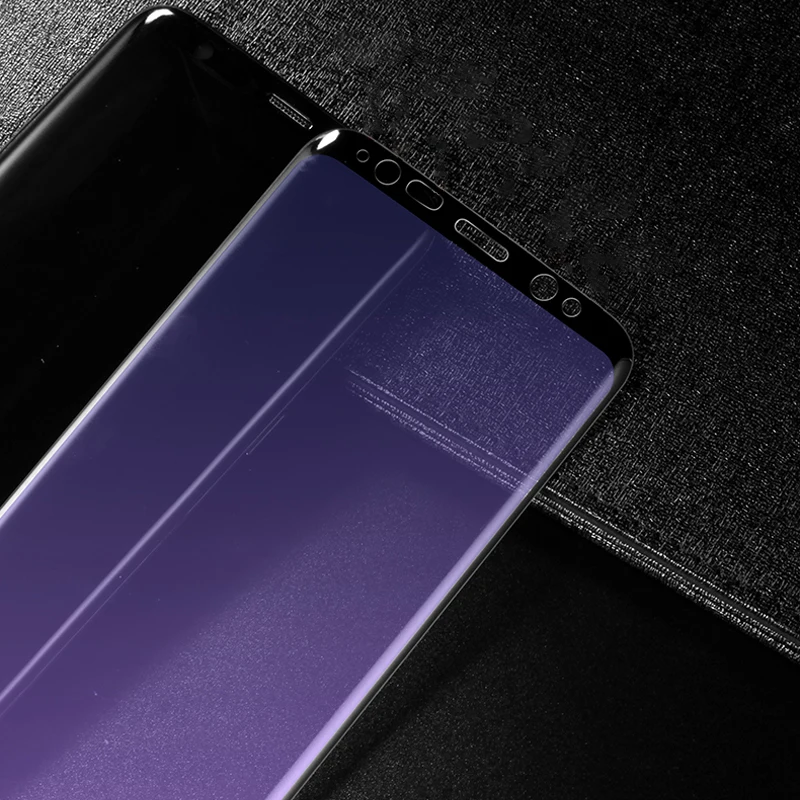 CCDZ 3D с загнутыми краями на весь экран анти Blu Ray закаленное Стекло для Samsung Galaxy S8 S9