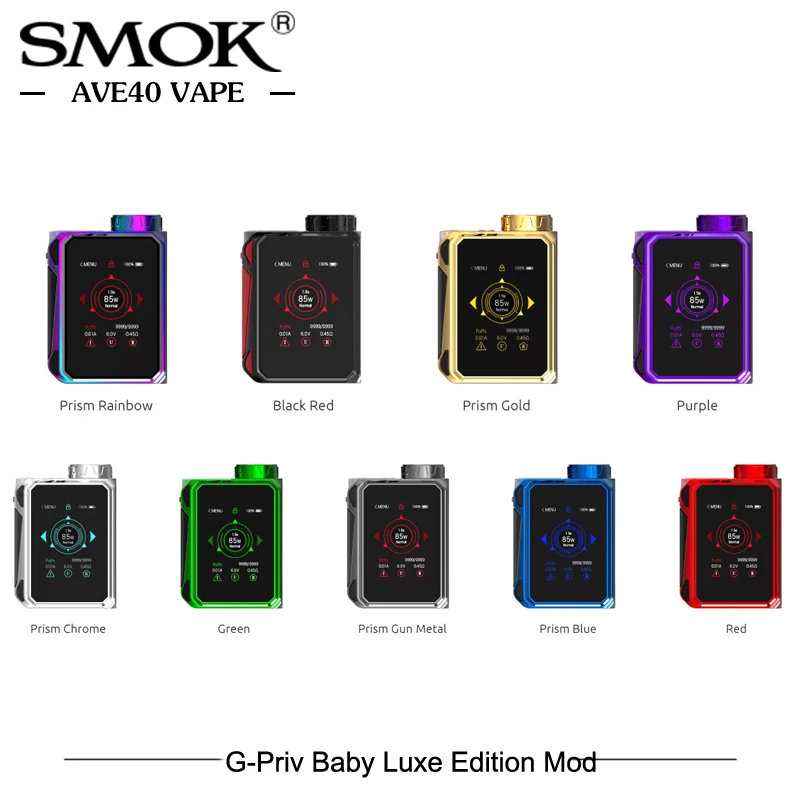 

Original Sigaretta Elettronica Mod SMOK G-Priv Baby Luxe Edition Mod 85W Box Mod Vaper Electronic Cigarettes Vape VS Vaporesso