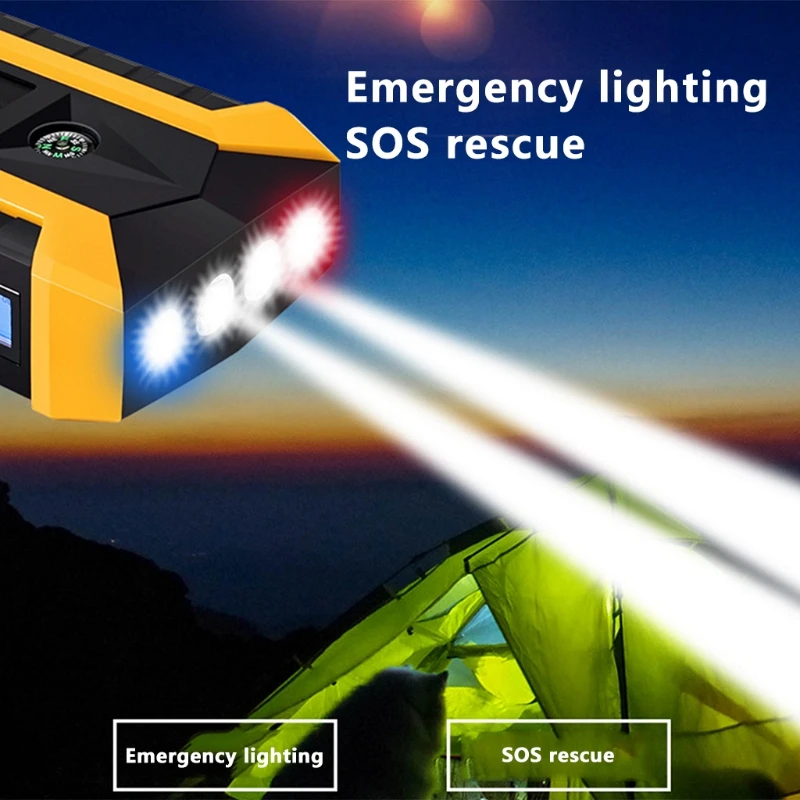 OOTDTY 89800mAh 4 USB Portable Car Jump Starter Pack Booster Charger Battery Power Bank OOTDTY 89800mAh 4 USB Portable Car Jump Starter Pack Booster Charger Battery Power Bank