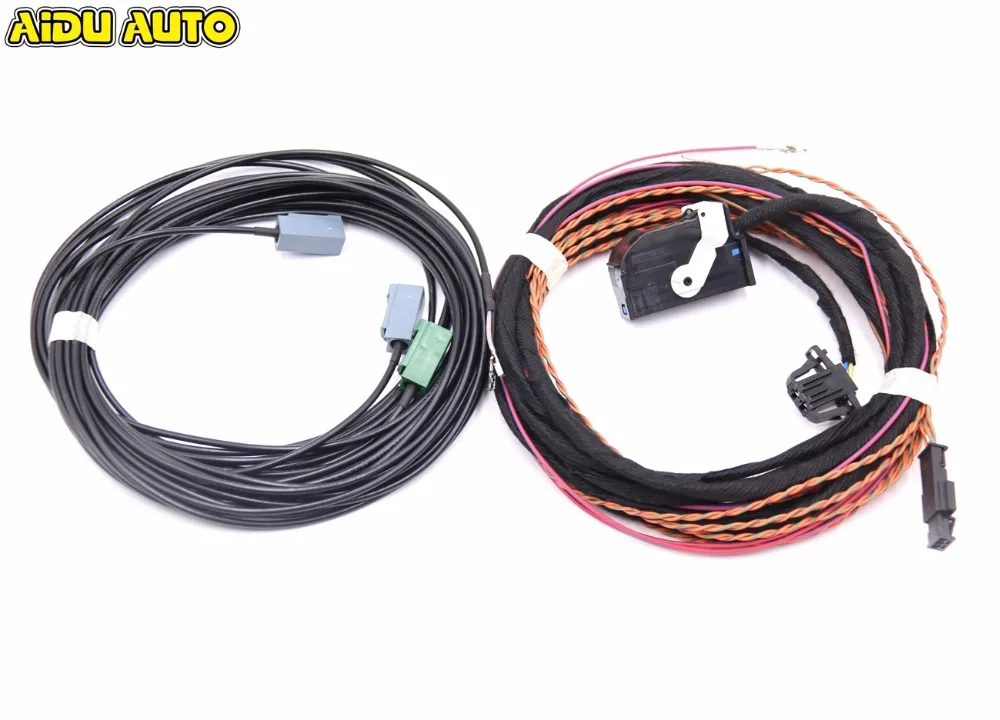 

High line Rear Camera Install Wiring Harness cables For Audi A4 A5 Q5 Q7 Touareg
