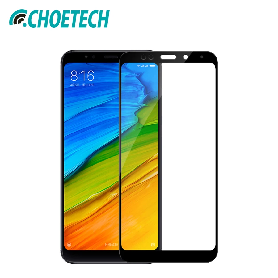 

CHOETECH Glass For Xiaomi Redmi Note 5 Pro Screen Protector 9H Hardness Tempered Glass For Redmi 5 Plus Protective Film