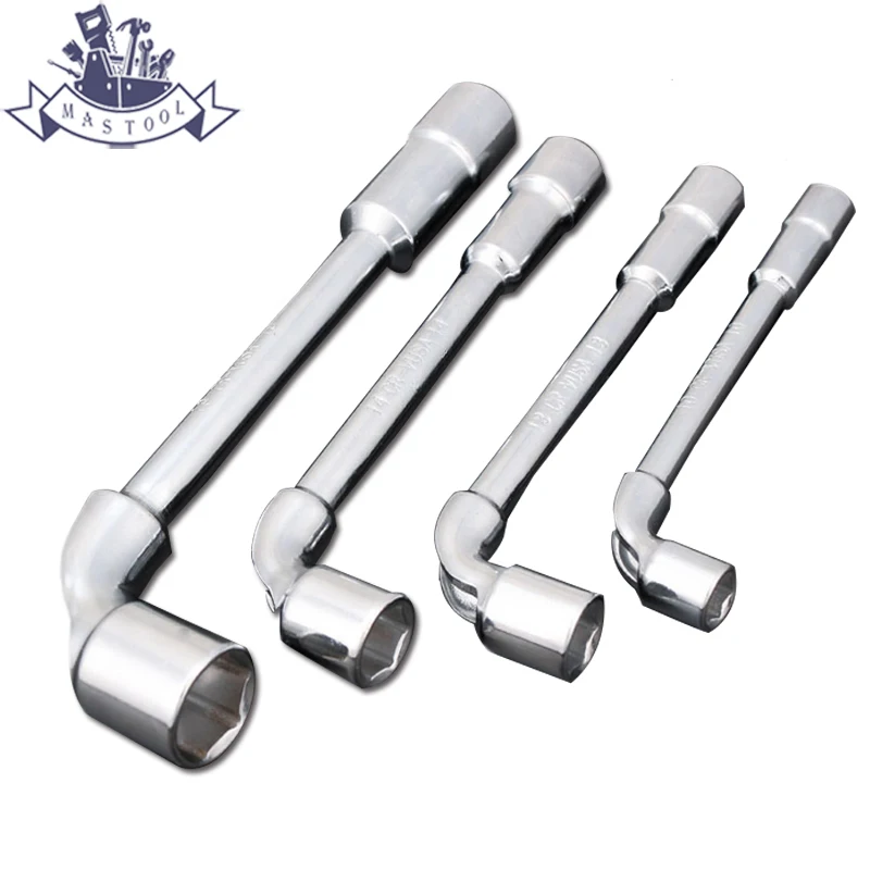 

L-type Socket Wrench Double End Tubular Angled 8/10/12mm L-shaped Hex Spaner Hand Tool