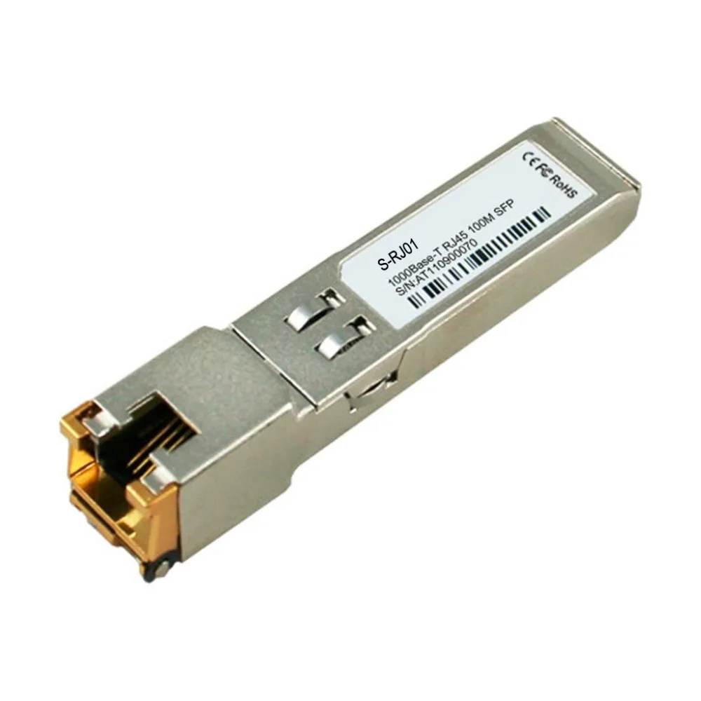 Модуль приемопередатчика совместимый с MikroTik 1000Base T SFP из меди модулем для медью S