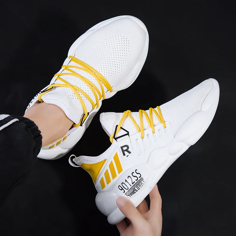 

Hot Sell New Men Sneakers Breathable Mesh Outdoors Running Shoes for Adults Sports Shoes Men Athletic Fitness Jogging Footwear