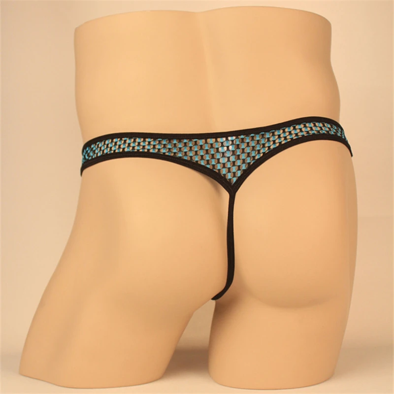Breathable Mesh Briefs Men Sexy Underwear Jockstraps G Strings And Thongs Men Erotic Panties Perspective Gay Panties Mens Thongs (7)
