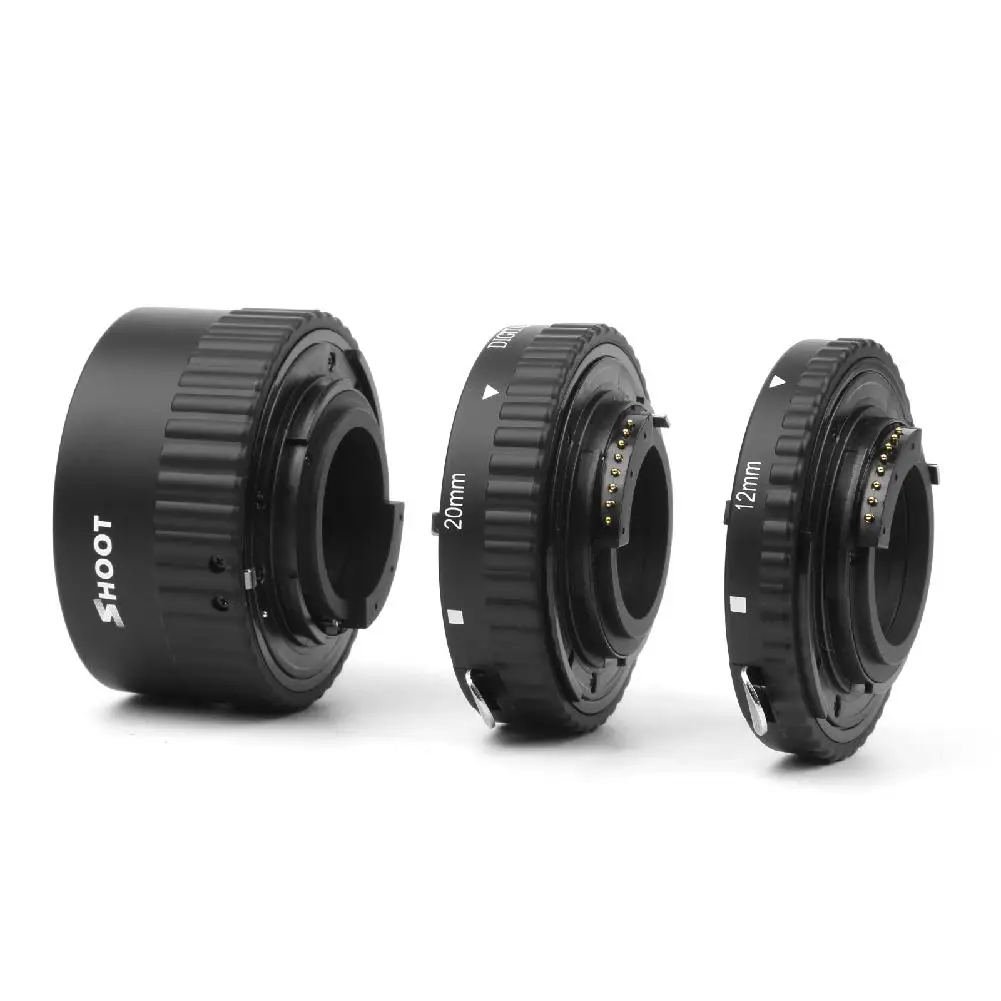 12mm 20mm 36mm Manual Focus N-AF Macro Extension Tube Set Mount for Nikon D3200 D7100 D5100 D5500 D5200 Digital SLR Camera r25