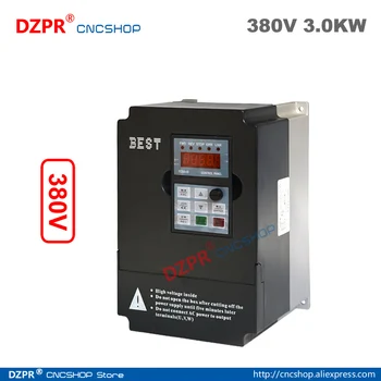 

CNC Spindle Motor Speed Control Variable Frequency Drive 3KW 3PH 380V VFD Inverter for Wood-Working Machine