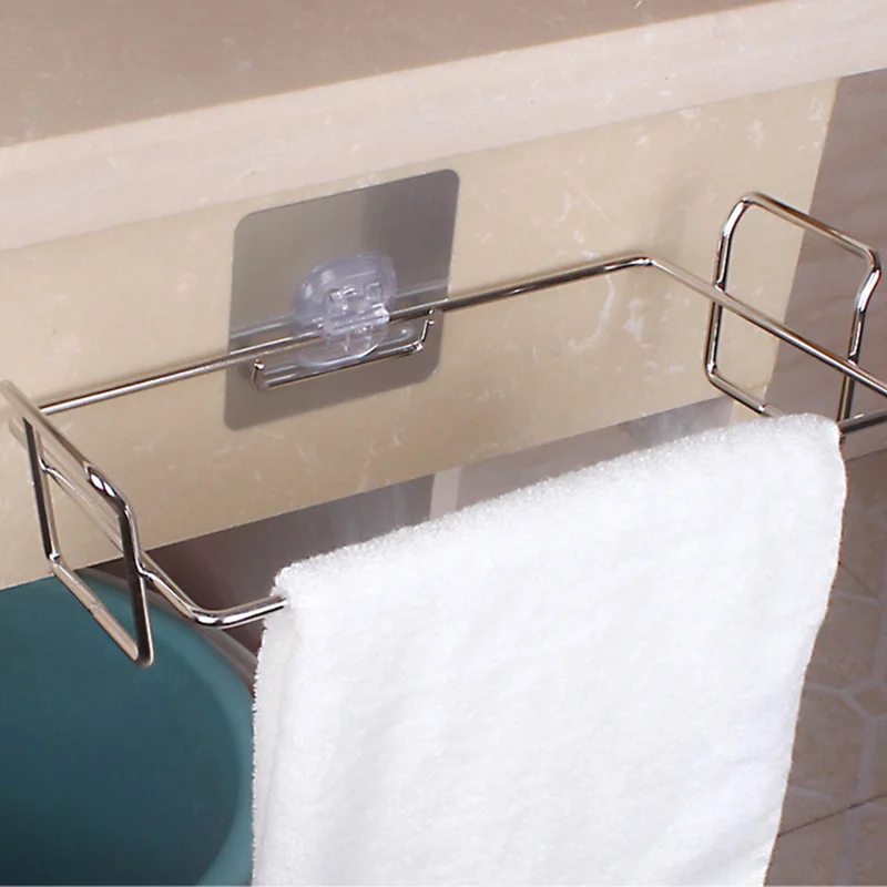 Kitchen Bathroom items storage block tools towel trash rubbish garbage waste bag holder rack kitchenware accessories organizer