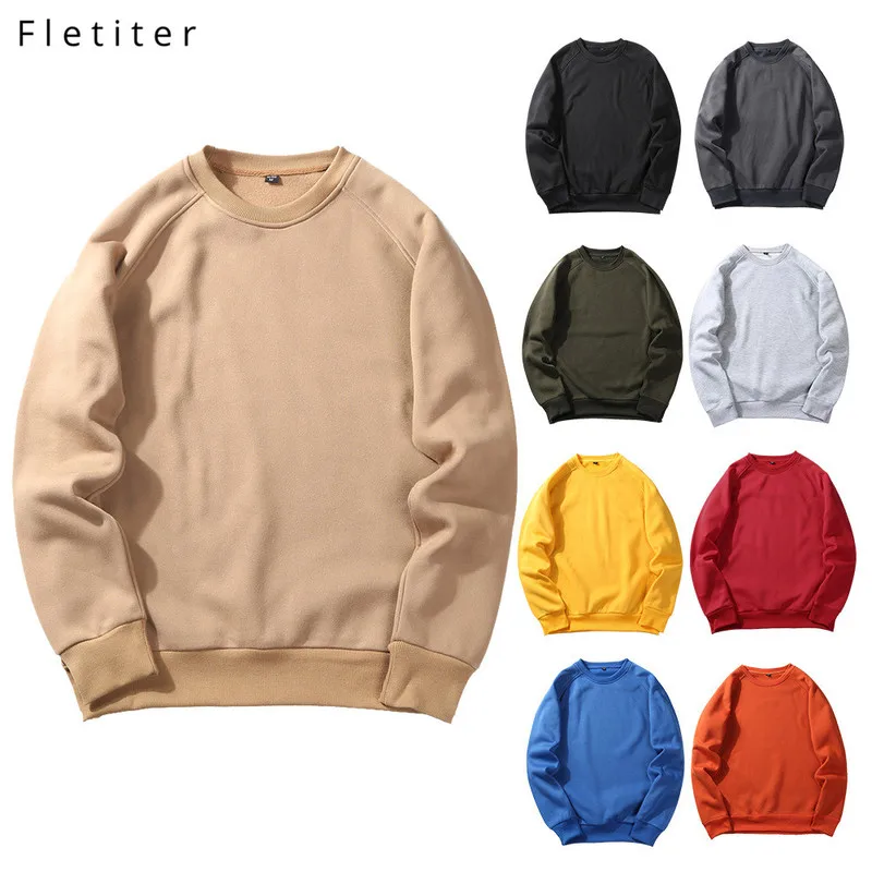 

Fletiter Brand Men Hoodie 2019 Autumn Male Solid Sweatshirts Hoodies Fashion Men's Hip Hop Pullover Hoodies EU Size 2xl