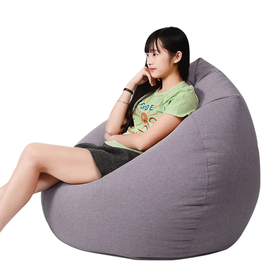 

Bedroom Relax Bean Bag Sofas Living Room Lounger Sofas Lazy Bean Bag Sofas Reading Bean Bag Chairs Living Room Furniture S/M/L