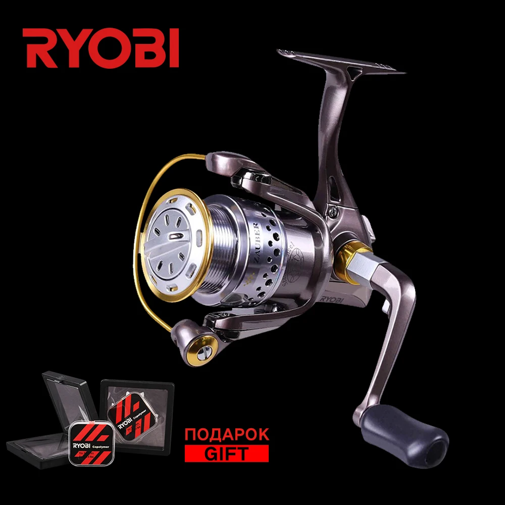 melhor RYOBI ZAUBER 1000 2000 3000 4000 Original Japonês Carretel Mar Roda Full Metal Fiação Corpo Resistente À Corrosão carretilhas de pesca