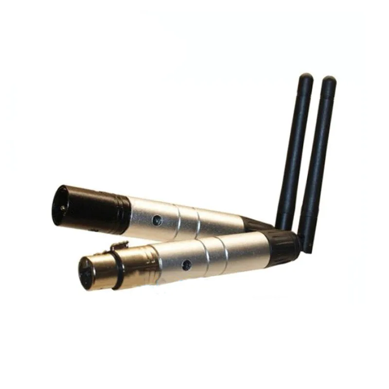 1X 2.4G 3-pin XLR wireless dmx512 receiver & transmitter control free shipping 1X 2.4G 3-pin XLR wireless dmx512 receiver & transmitter control free shipping