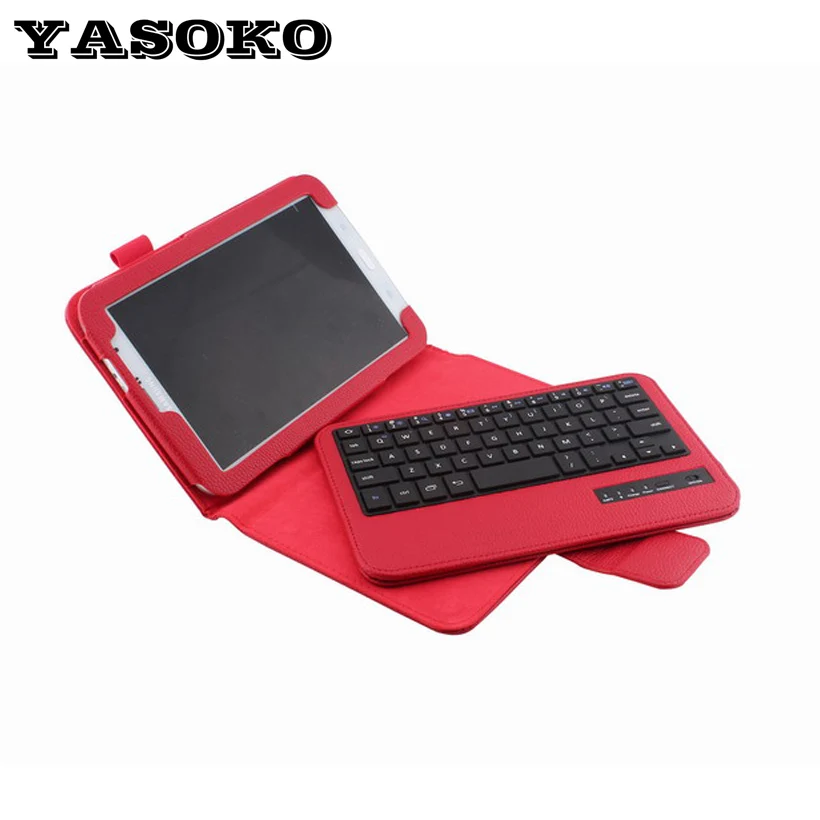 Y For Samsung Galaxy Note 8 0inch N5100 5110 Removable Wireless Bluetooth Keyboard silicon Keys with