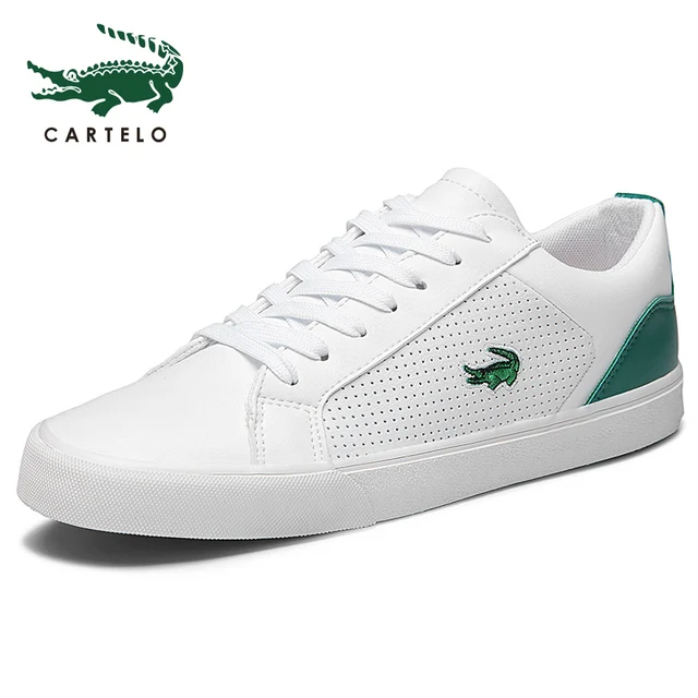 US $23.80 CARTELO 2020 New Casual Shoes Men Leather Flat Shoes Lace-up Low Top Sneakers Tenis Masculino