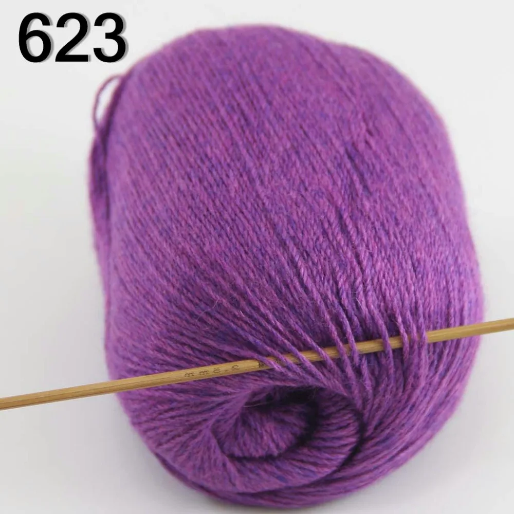 High quality 100 pure cashmere luxury warm soft hand knitting yarn