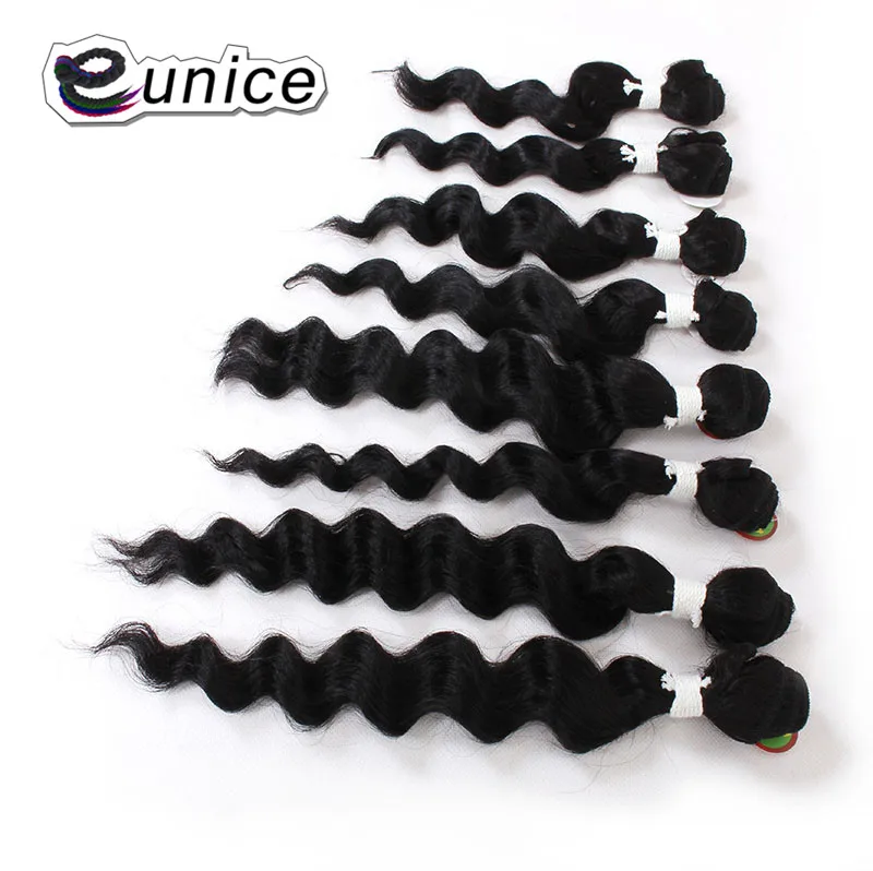Deep Wave Brazilian Hair Ombre Human Hair Weave Bundles Extensions blond burgundy colors   (29)