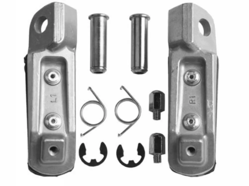 Motorcycle Front Footrests Foot Pegs For KAWASAKI ZRX400 ZRX400 ZRX1100 ZRX1200 EX250 NINJA 250R 2008-2013 Z750 Z1000 2003-2006