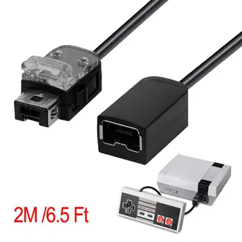 

ALLOYSEED 2m/6.5FT Extension Cable For Nintend Classic Mini NES Controller Gamepad Game Cable For Wii Controller Accessories