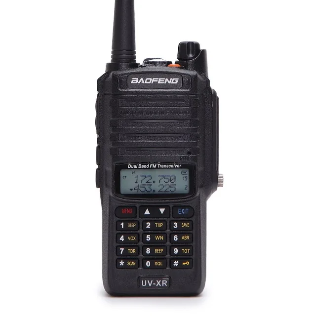 Baofeng UV-XR 10 Вт радио двухдиапазонный cb радио IP67 Водонепроницаемый Мощный Walkie Talkie 10 км дальность двухстороннее радио для охоты - Цвет: factory standard