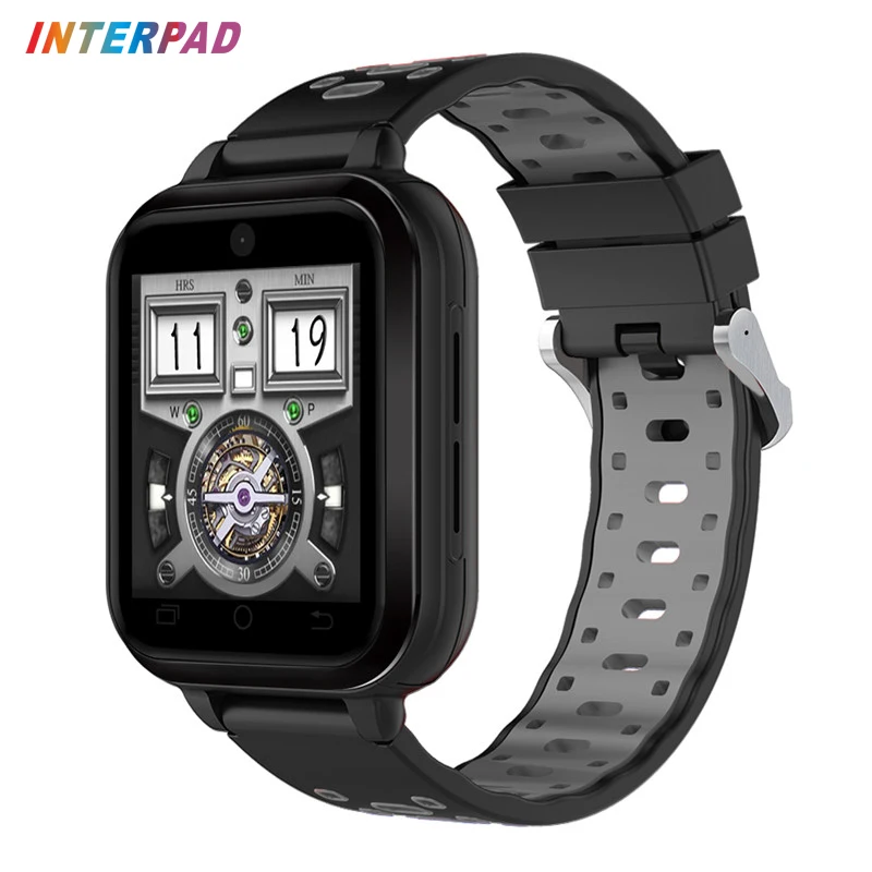 

Interpad 4G GPS WIFI Smart Watch Android 6.0 MTK6737 Duad Core CPU 1GB RAM +8GB ROM Smartwatch With 2MP Camera Support SIM Card