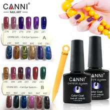 CANNI 7,3 мл Магнитный Гель-лак для кошачьих глаз 51024 высокого качества продукты для салона ногтей 24 цвета замачиваемый гель для глаз лак для ног...(China)