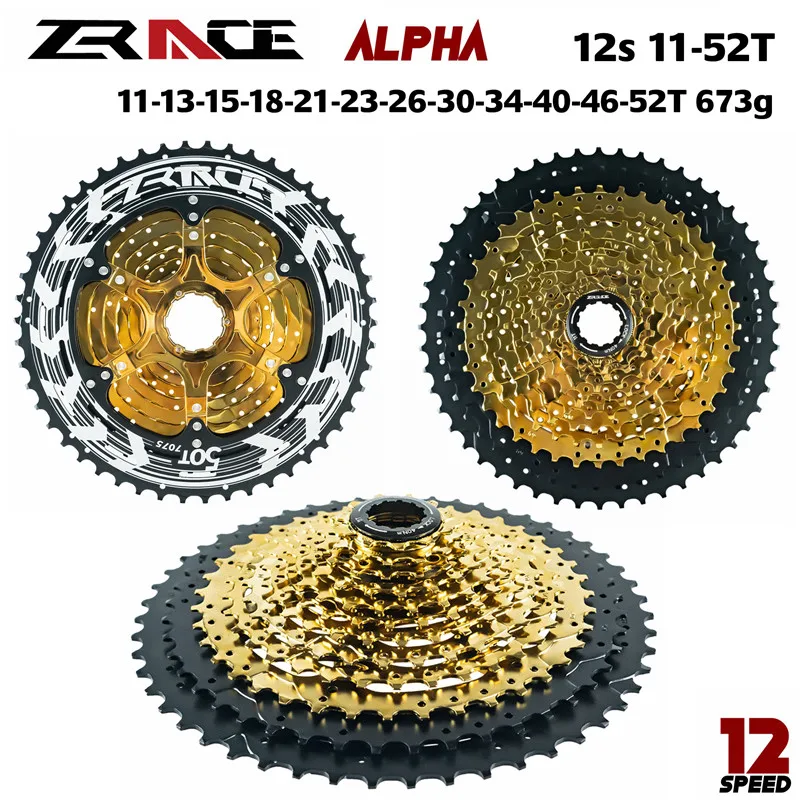 Zracing 12s ALPHA велосипедные кассеты для MTB велосипеда свободного хода 50T 52 T, 12 Скоростей легкий маховик для M9100/XX1 X01 GX NX Eagle