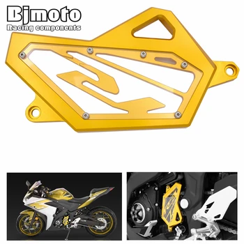

Bjmoto For Yamaha MT25 MT03 2015-2018 YZF R3 ABS 2018 Motorcycle CNC Front Drive Shaft Cover yzf r25 2013-2018 Yzf R3 2015-2018