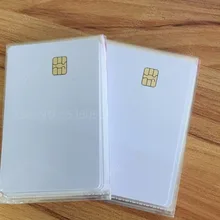 Высокое качество 10 шт. пустые белые IC карты/SLE 4442 Чип карты контакт Смарт IC карты