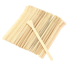 50 шт. деревянные восковые Аппликаторы палочки для лица и бровей Крем для удаления волос шпатели инструмент для удаления волос